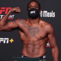 Ryan Spann weighs in for UFC fight