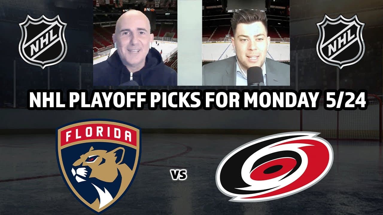 NHL Playoffs Plus Money Player Prop Bet Picks: Monday (Hurricanes vs.  Panthers)