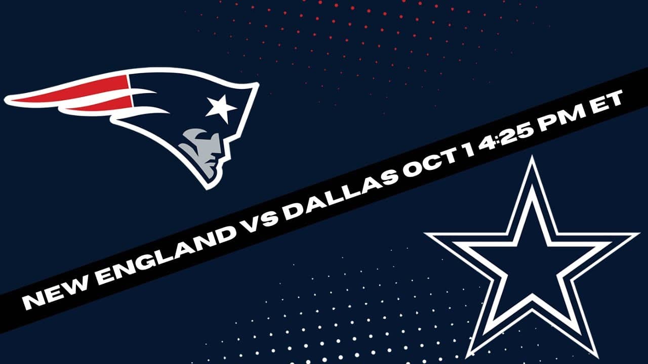 New England Patriots at Dallas Cowboys odds preview: Point spread