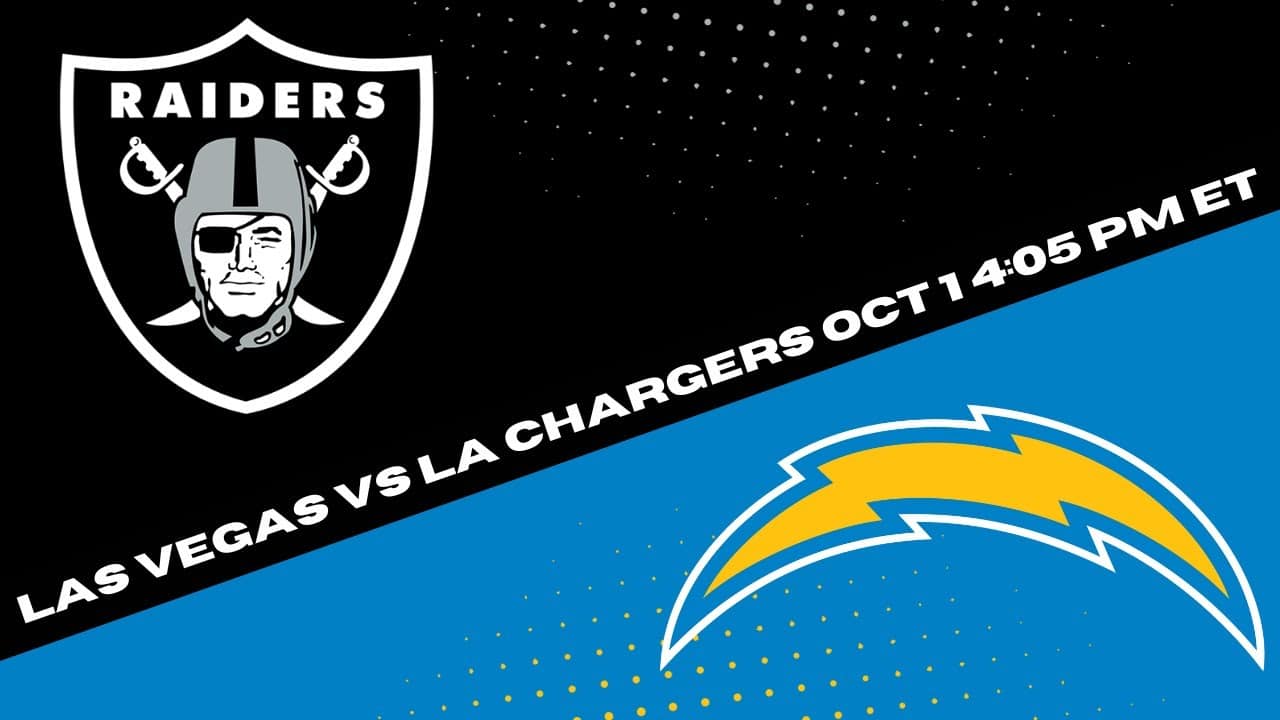 Las Vegas Raiders vs. Los Angeles Chargers: Week 4 Odds, Lines