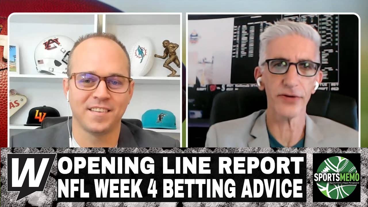 NFL Betting Predictions: Week 4 Opening Line Report and Picks