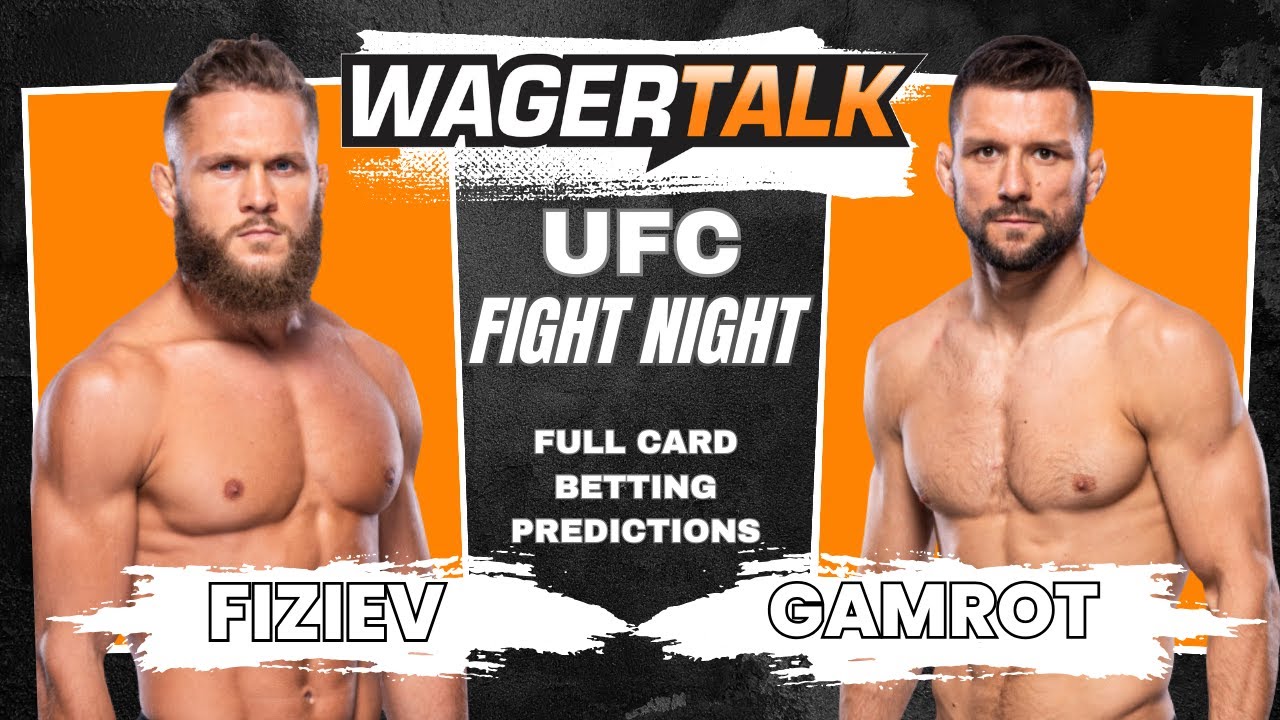 The Sheet: UFC Fight Night, Fiziev vs. Gamrot - Saturday, September 23rd