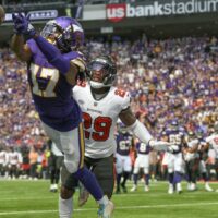 K.J. Osborn misses catch before Chiefs vs Vikings Week 5 game