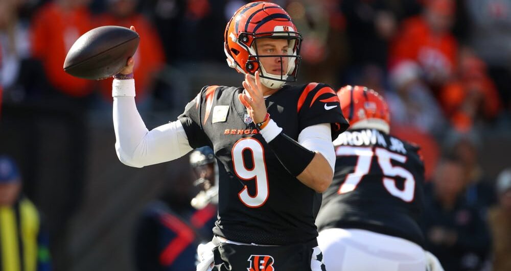 Joe Burrow attempts to hit NFL Totals prop for the Bengals