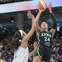 Napheesa Collier attempts to pass WNBA player props on 10/8/24