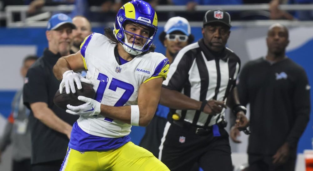 Puka Nacua attempts to be leader in NFL Most Receiving Yards in 2024-25