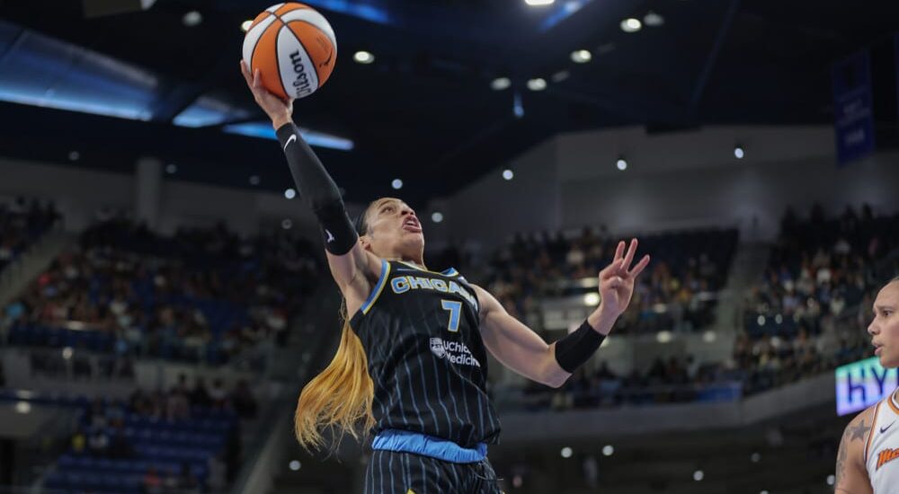 Chennedy Carter attempts to pass WNBA player props today