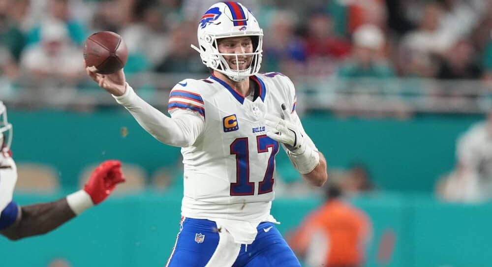 Josh Allen looks to cash Week 4 passing props number