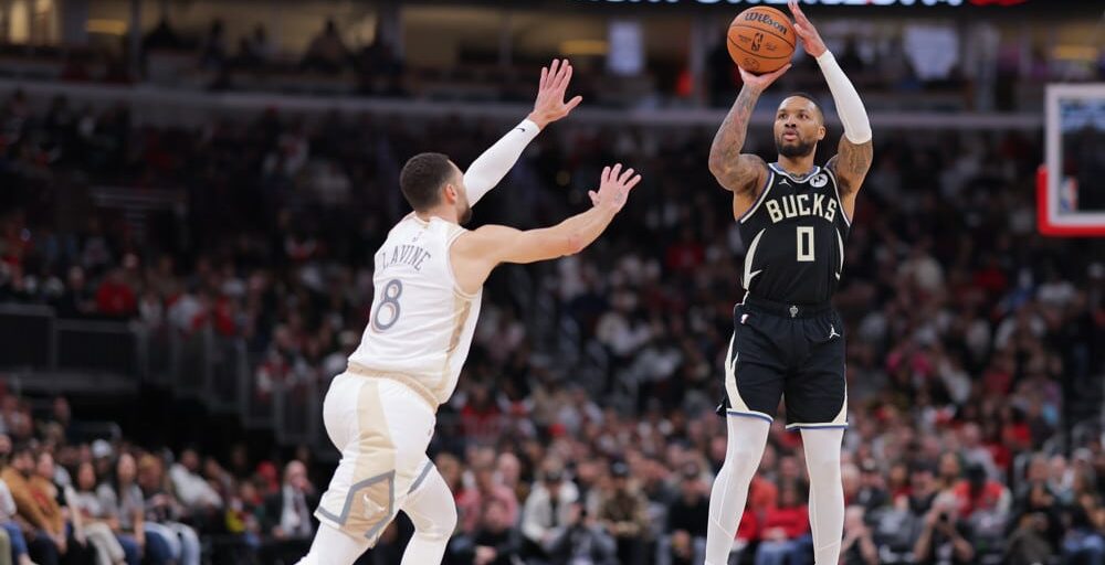 Damian Lillard attempts to win 2025 NBA Three-Point Contest